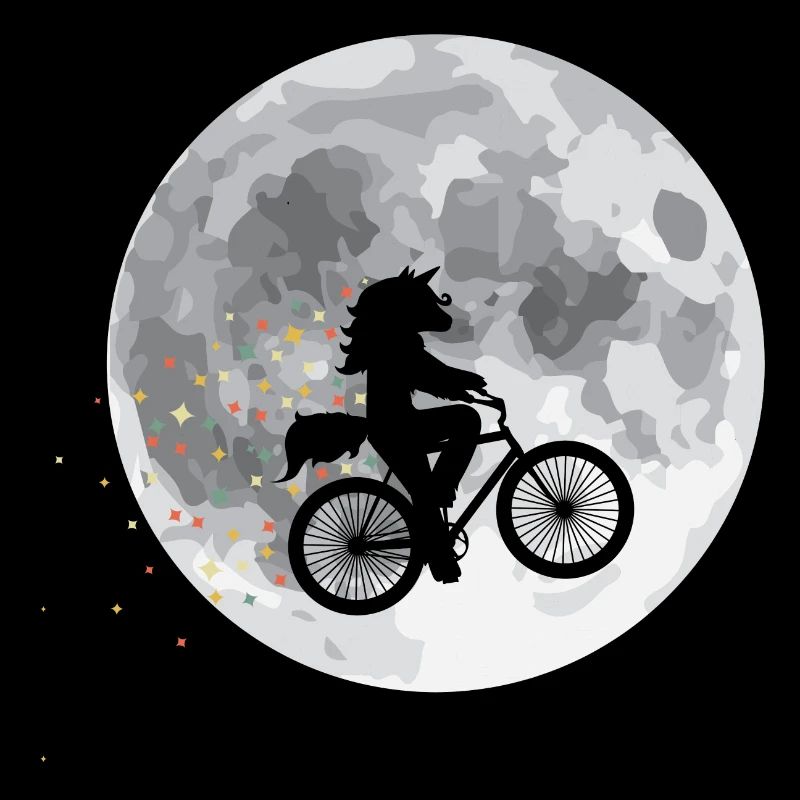 Crazy horse on the moon