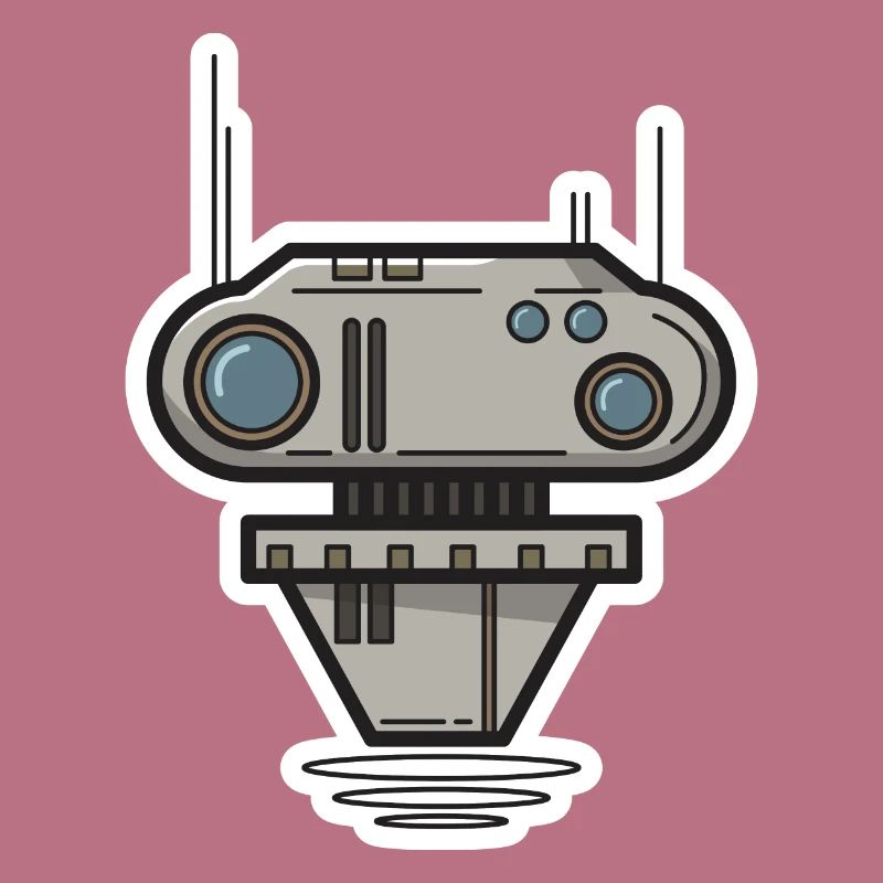 Cadeau de science-fiction robot Nerd Future Bot