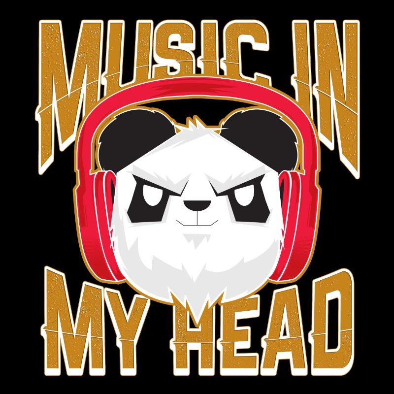 Musik Panda Kopfhörer