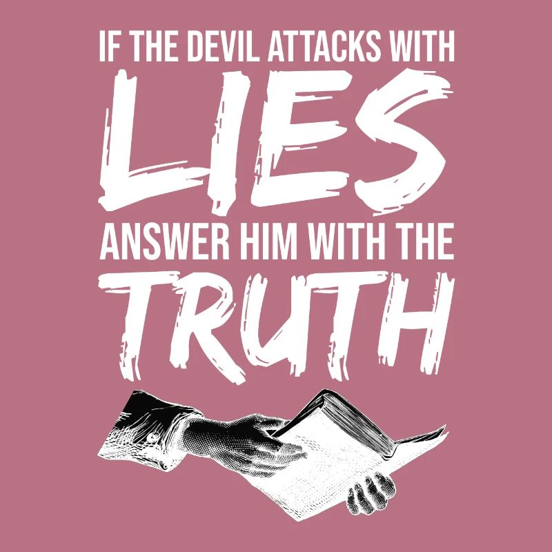 Christian clothes answer the devil bible