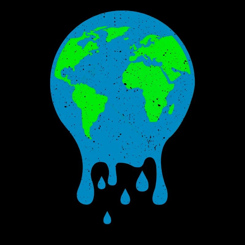 Melting Earth Globe Planet Climate Change