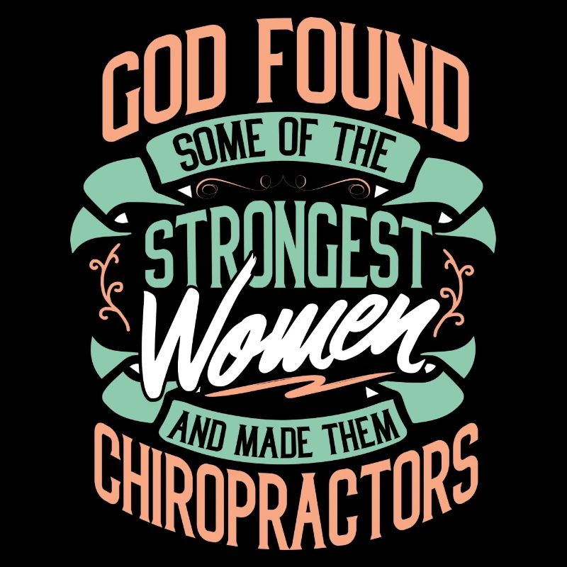 Strong Woman Chiropractor Profession Gift Idea