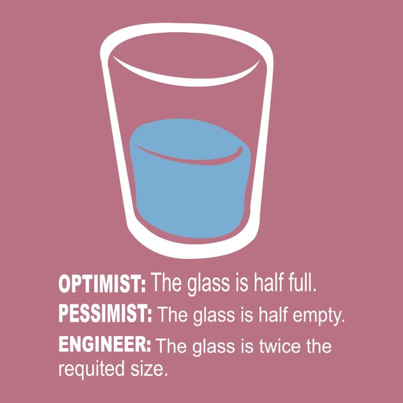 Optimist pessimist engineer