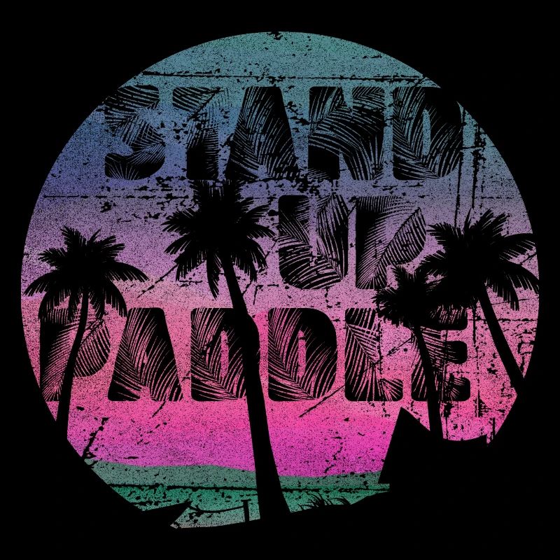 Stand up paddle | SUP | Coucher de soleil fille