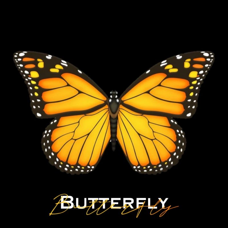 Butterfly orange