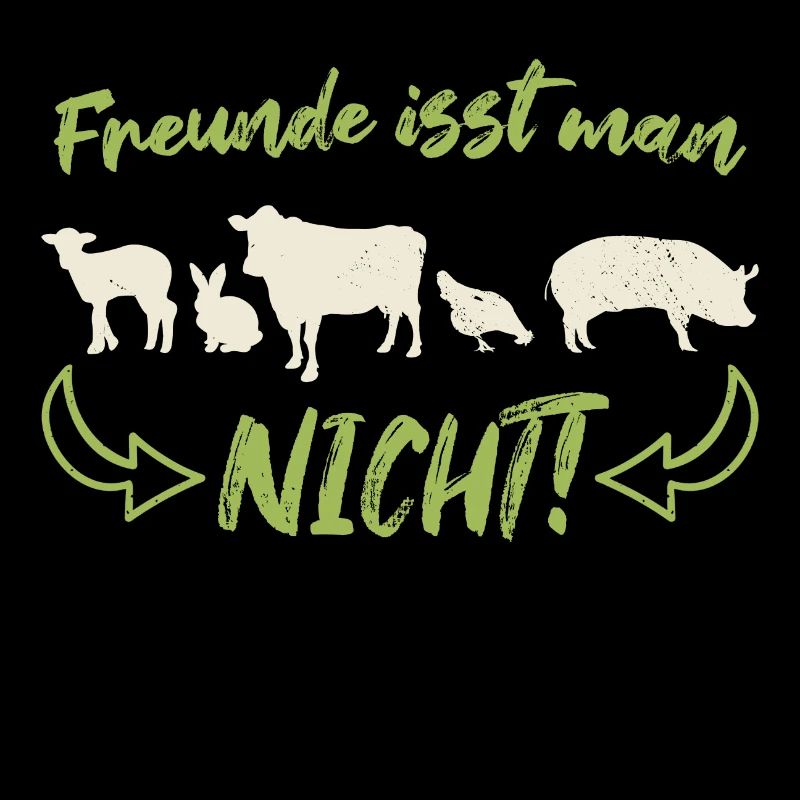 Vegetarisch Vegan Vegetarier Veganer Spruch