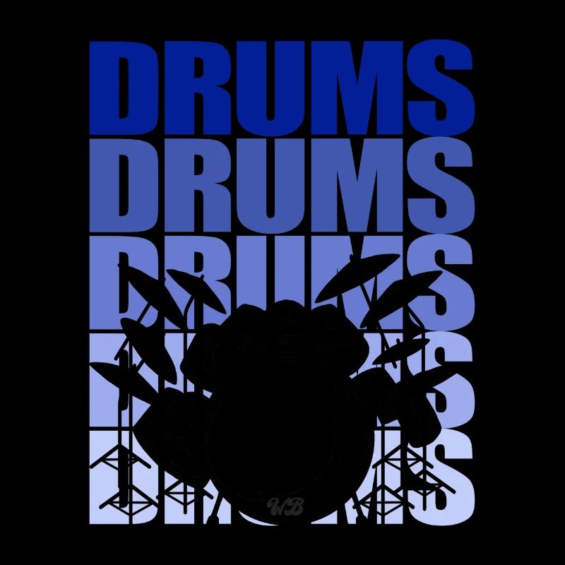 Drums blue