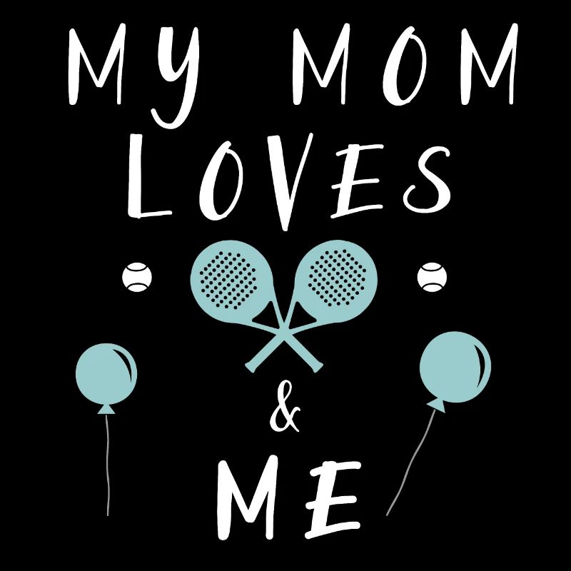 Ma mère adore le paddle-tennis et moi
