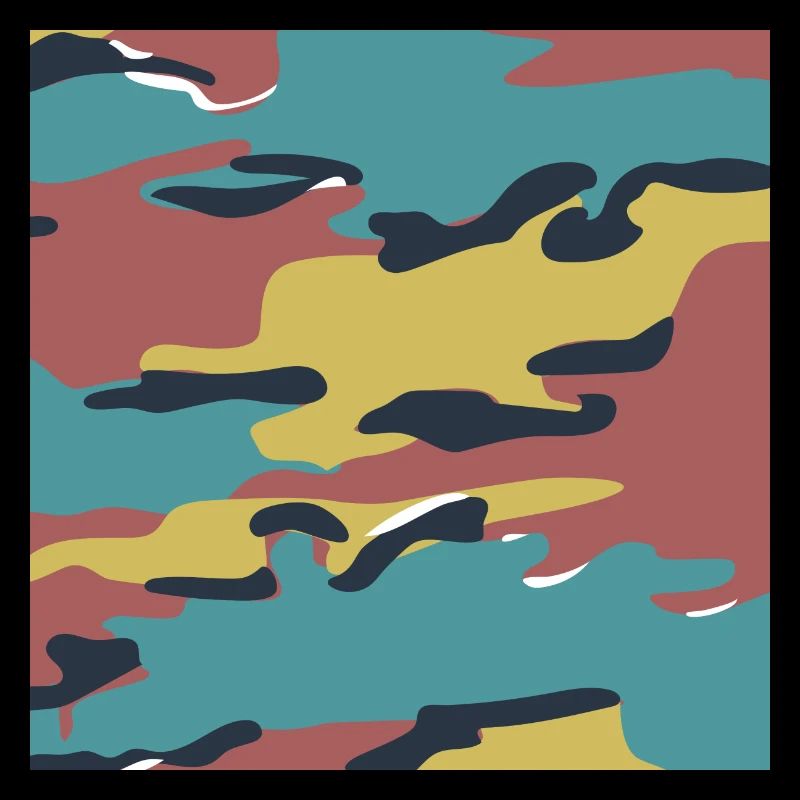 Belgian jigsaw camouflage texture