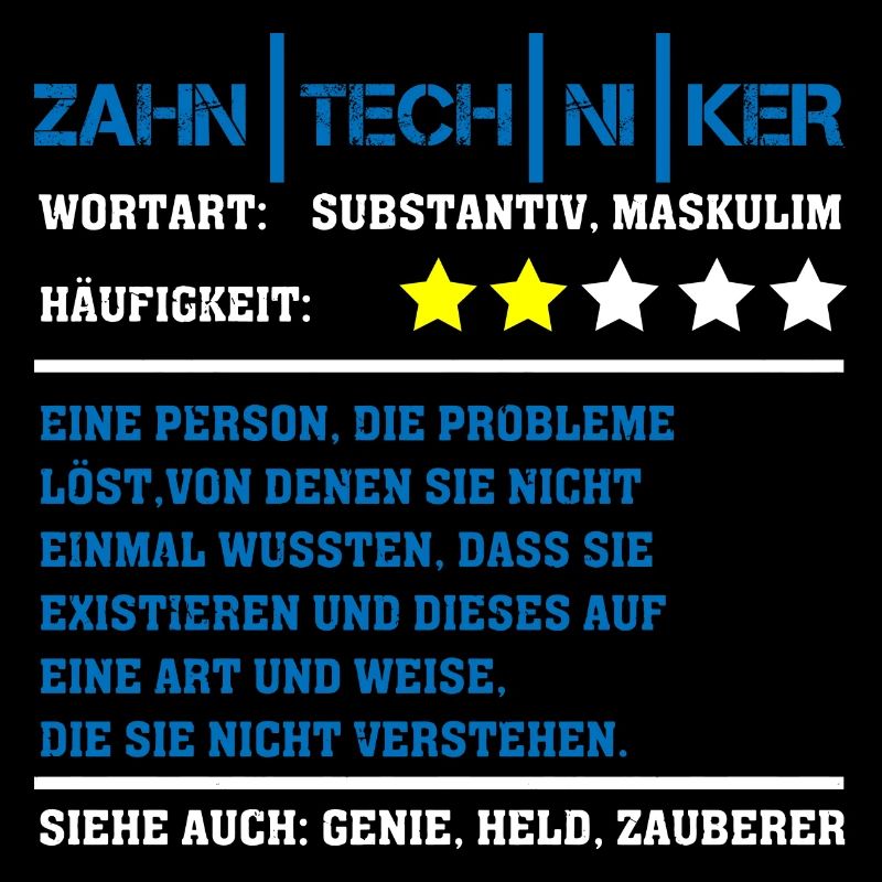 Zahntechniker Zahnarzt Beruf Arzt Geschenk