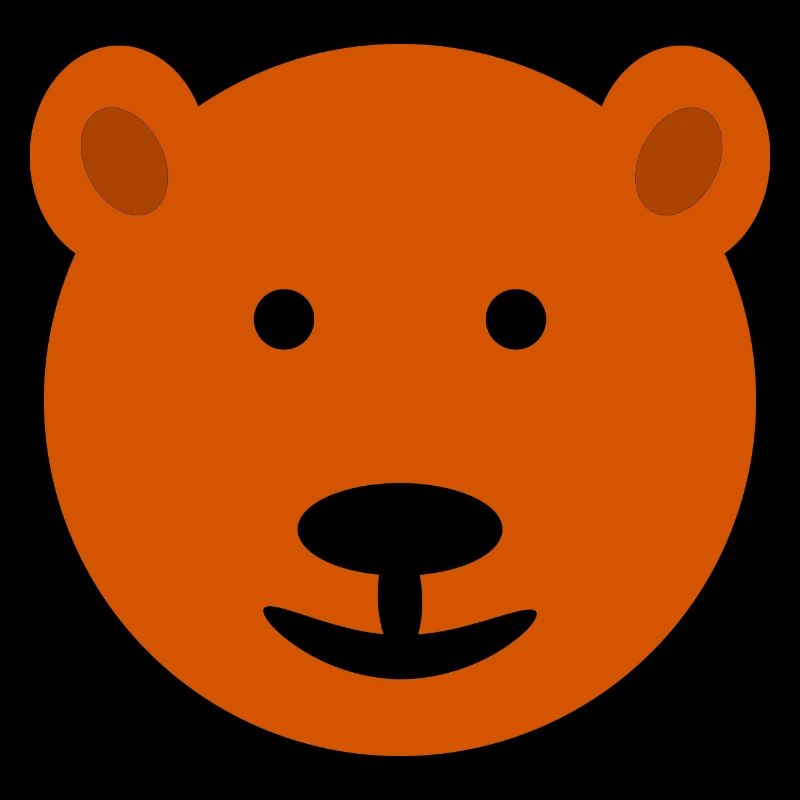 Bear Face, Brown Bear,