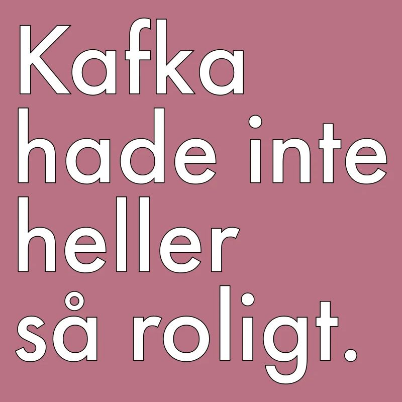 Kafka n’a pas eu beaucoup de plaisir non plus.