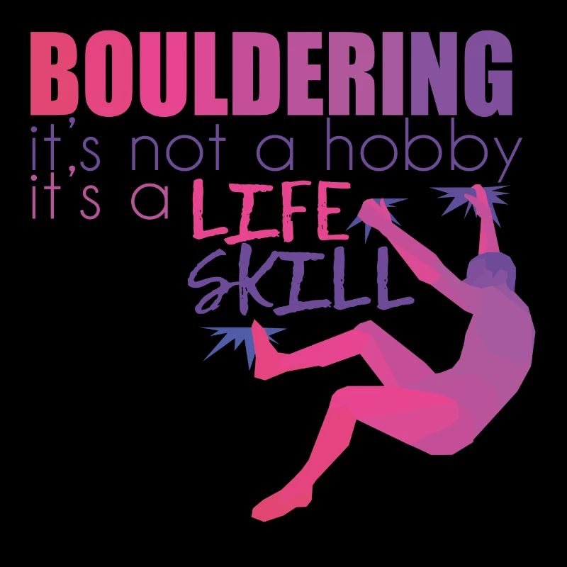 Bouldern Escalade parois blocs de roche Polygone