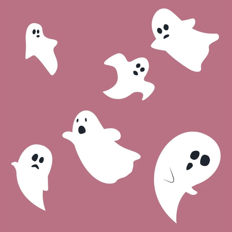 Halloween Ghosts Ghost Group Design simple