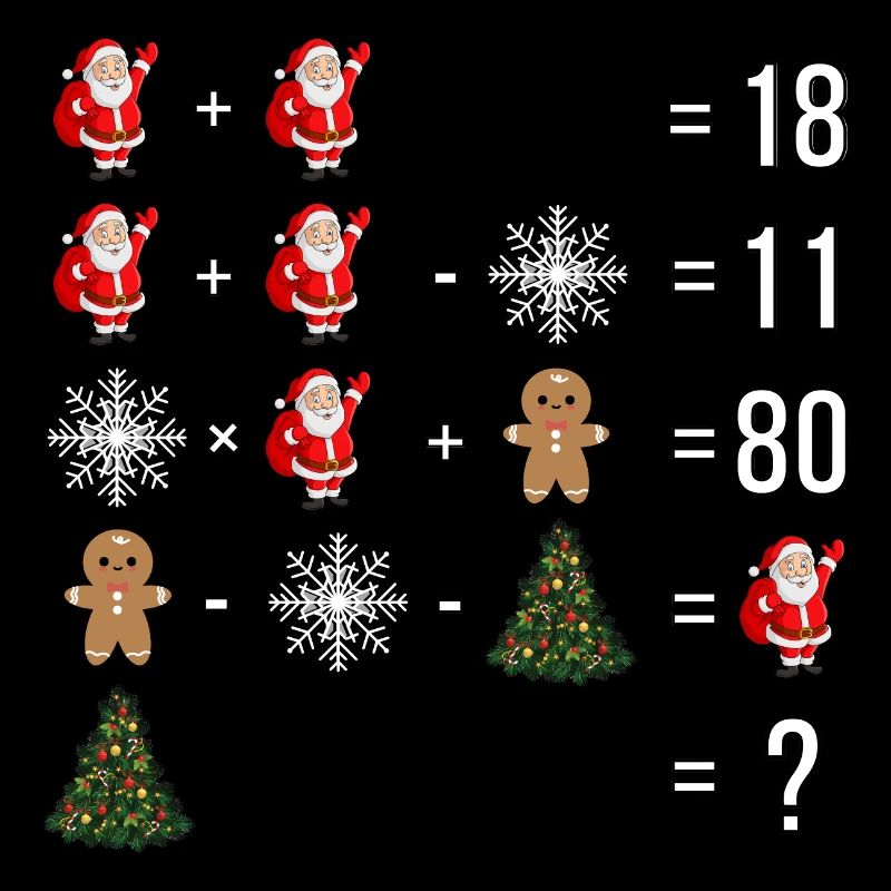 Quiz de Noël Père Noël flocon de neige