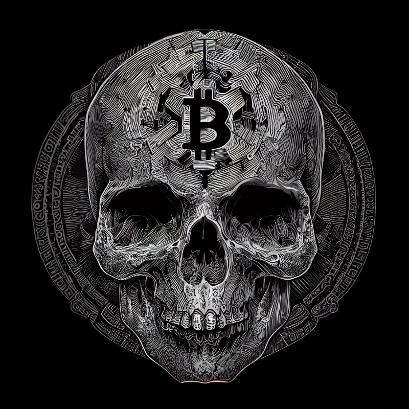 Fusion de la mort et Bitcoin