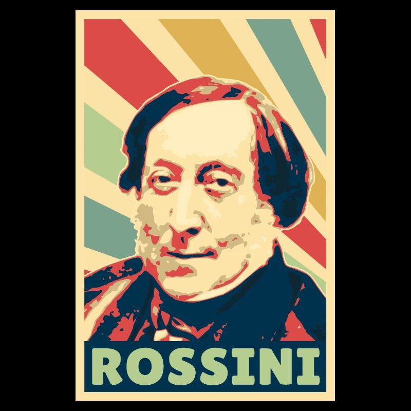 Gioachino Rossini Vintage Farben