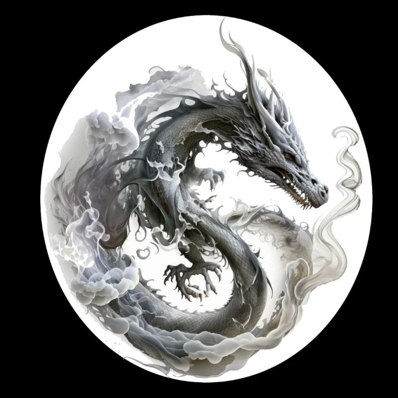 dragon fumée