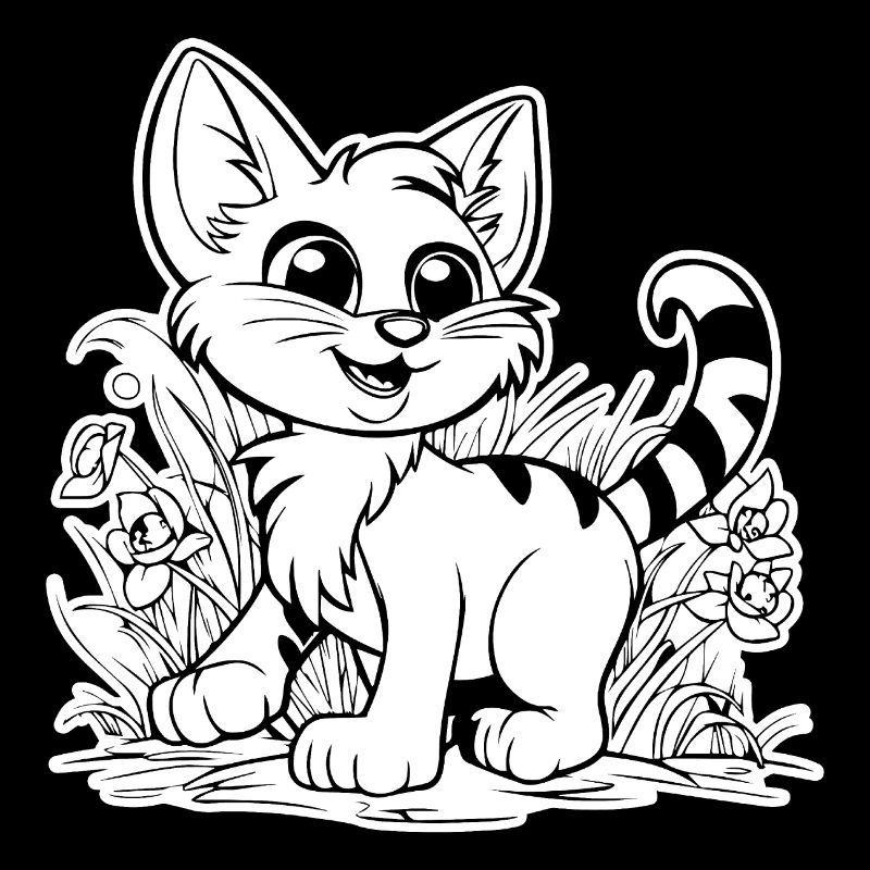 Chat chaton chaton dame