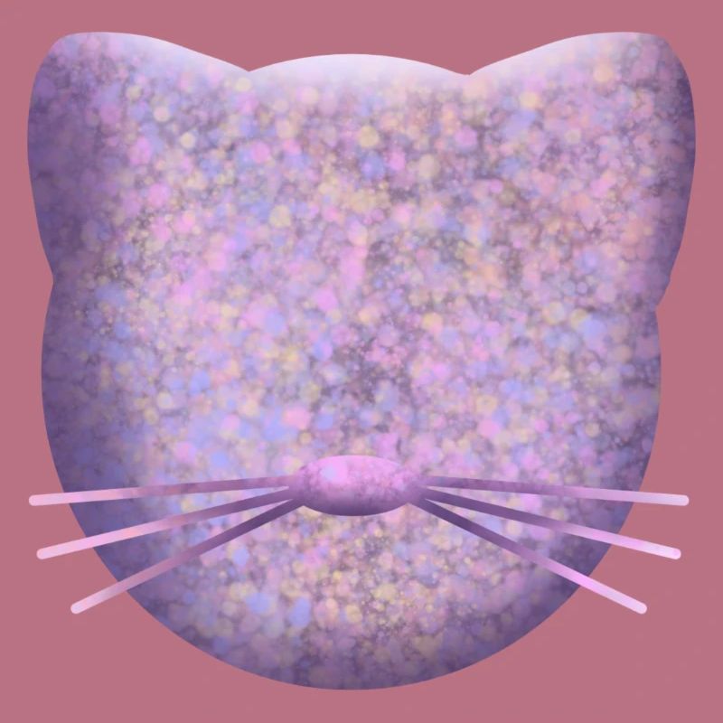 Logo chat violet