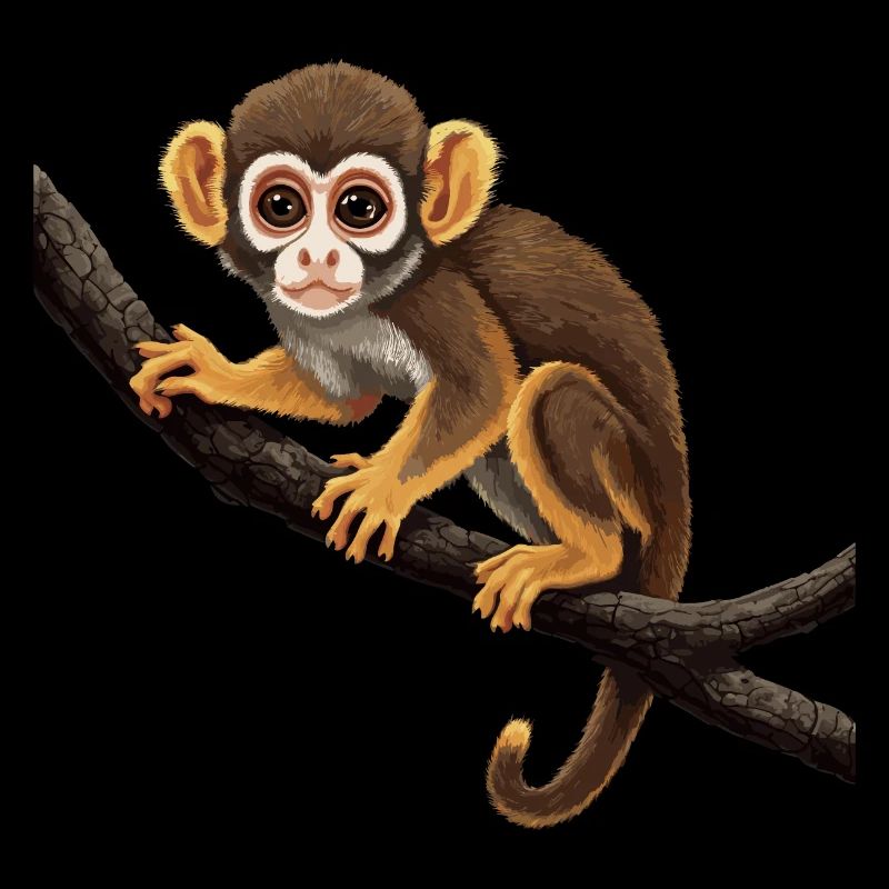 Écureuil singe Écureuil singe singe singe bébé