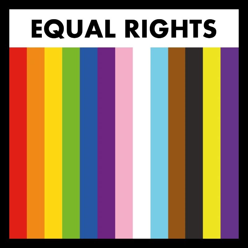Equal rights inclusive pride flag