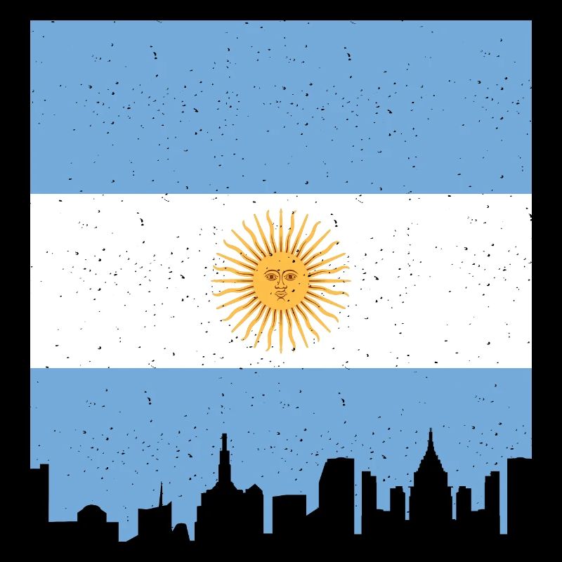 Drapeau de l’Argentine Amérique du Sud Drapeau de l’Argentine