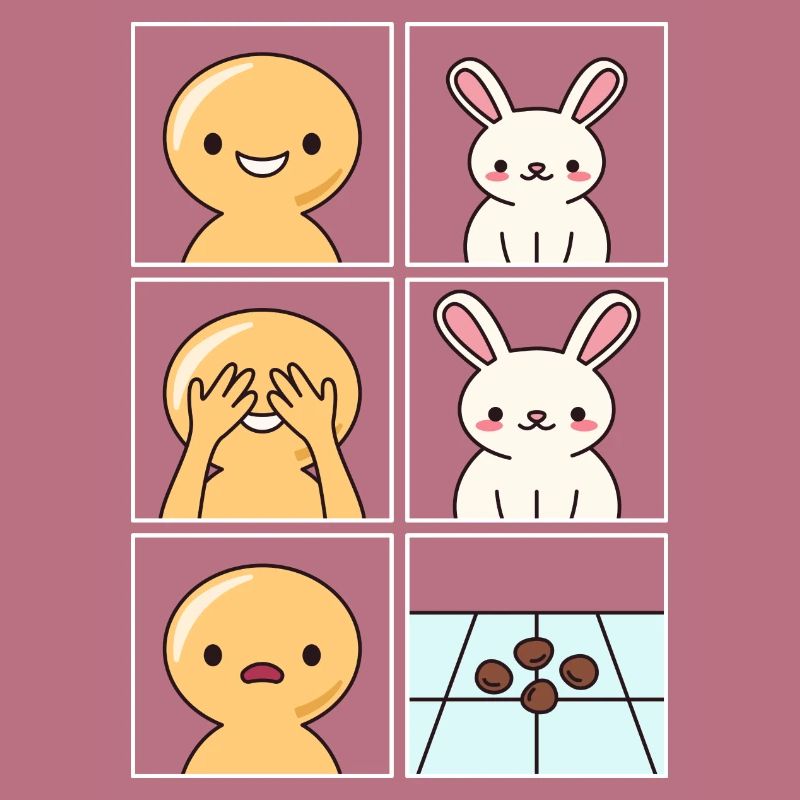 Conception de caca de lapin pour les gardiens de lapins