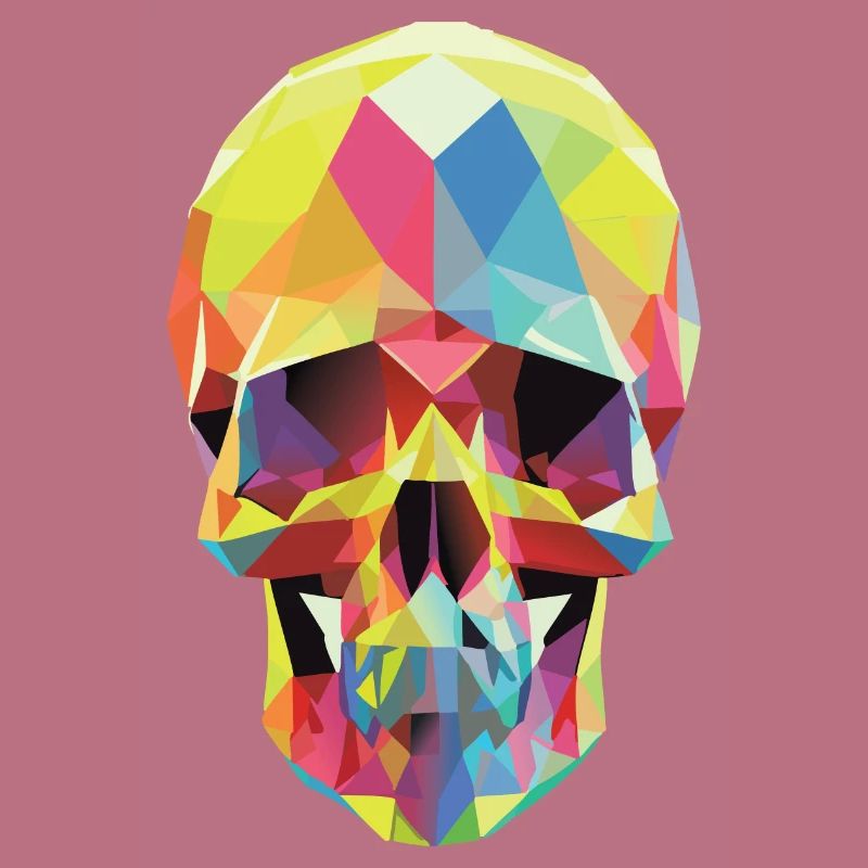 Low Poly Skull