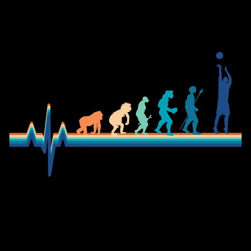 Basketball-Herzschlag-Evolution