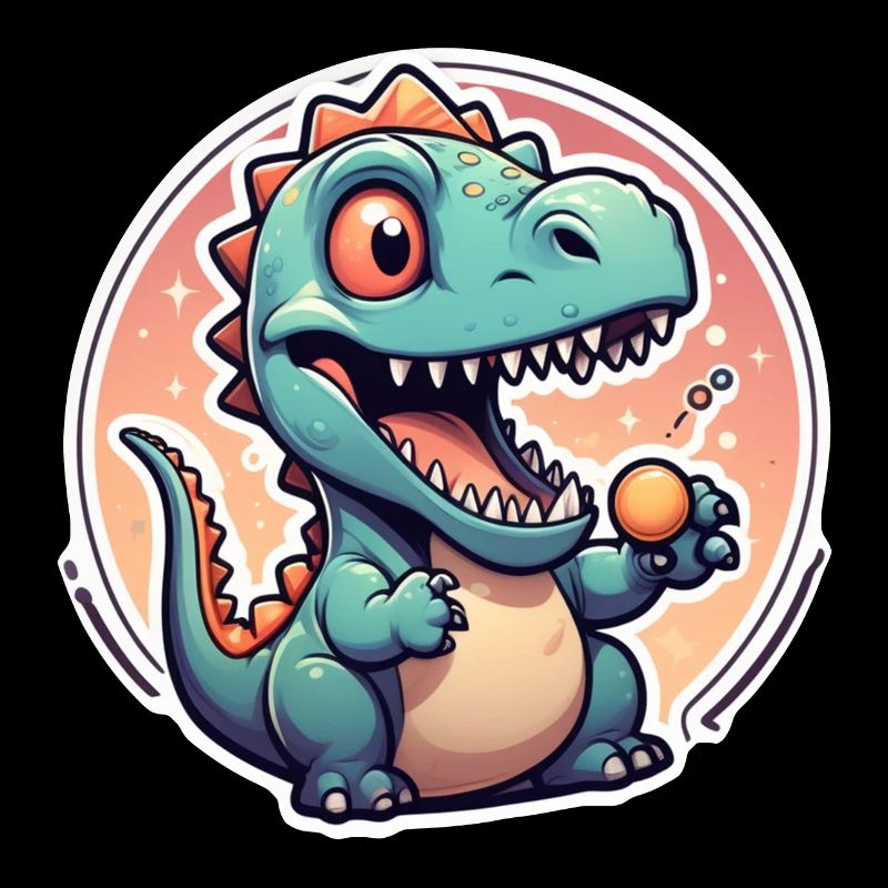 Karikatur-Dinosaurier