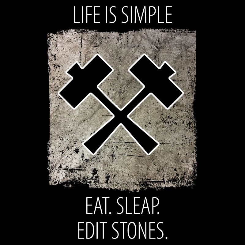 Steinmetz Steinbildhauer Spruch