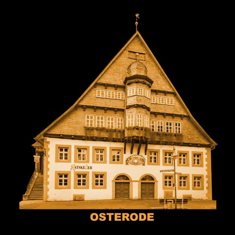 Hôtel de ville d’Osterode, Harz, Göttingen, Basse-Saxe