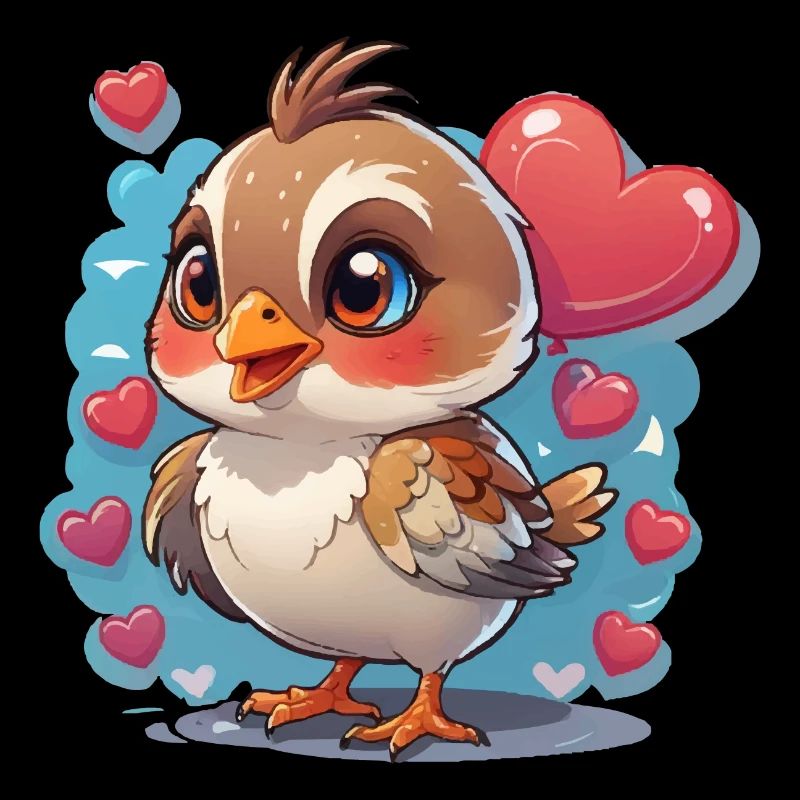 Bird Sweet Hearts
