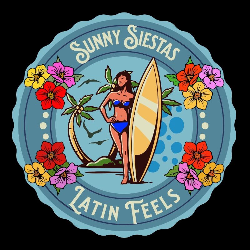 Latin Tropical Beach Summer Waves Sunny Vacation