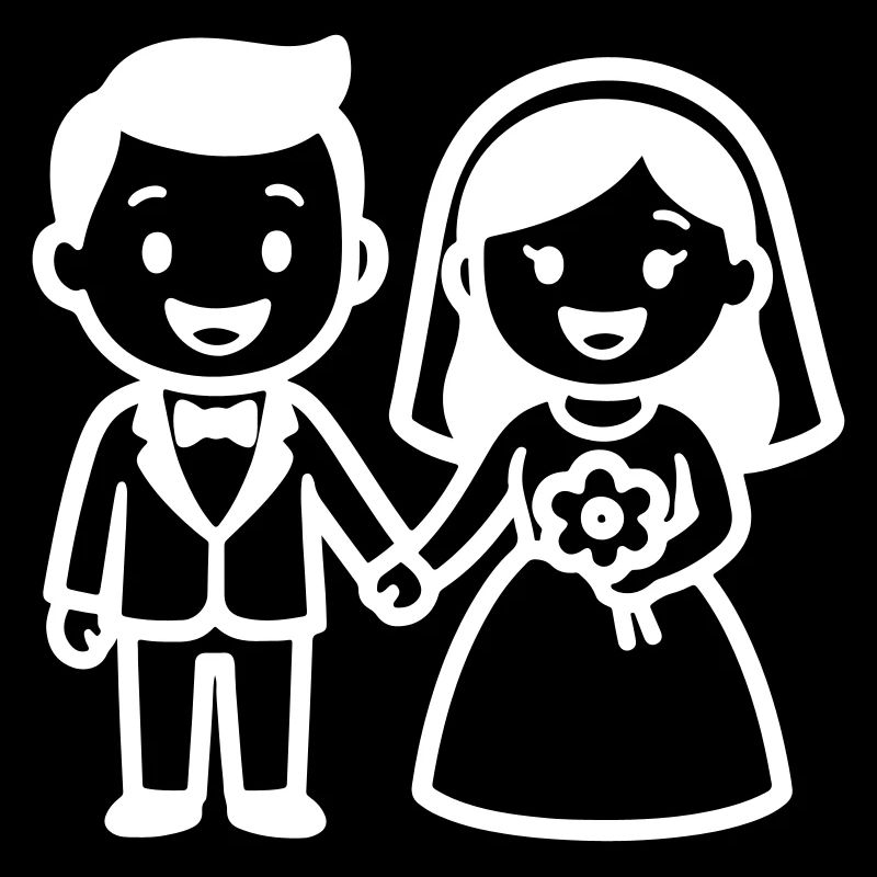 Couple de mariés