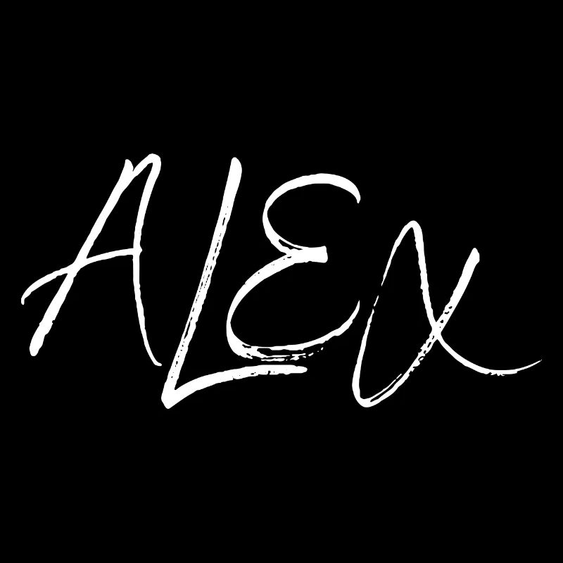 Alex Name Schriftzug