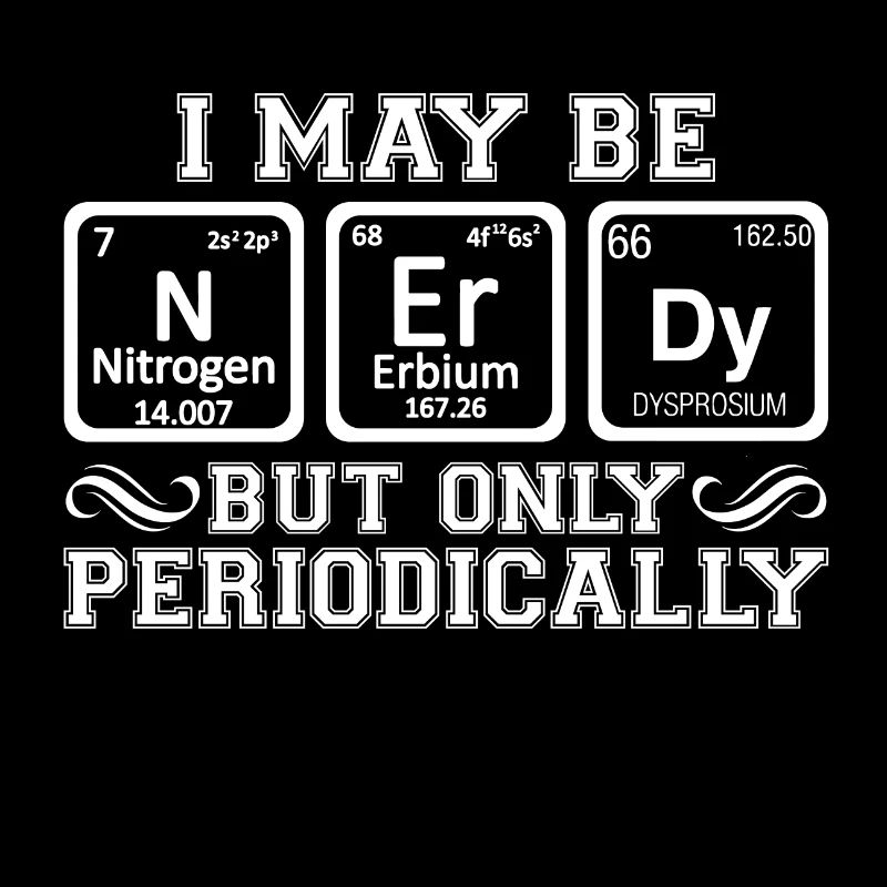 CHEMIST SHIRT FOR NERDS GEEKS STREBER STUDENTS