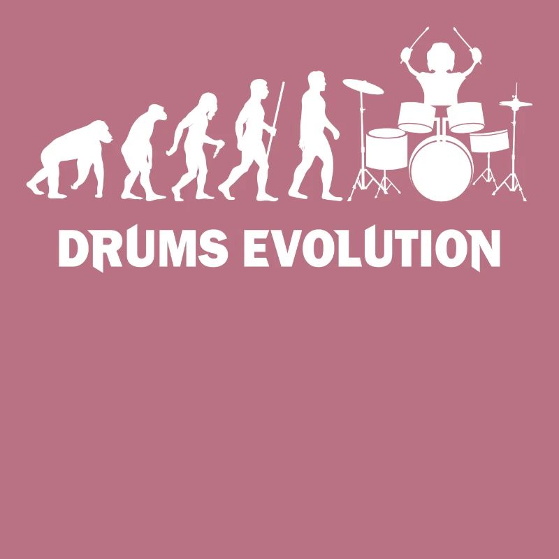 Drums Evolution Cool Music Gift T-Shirt