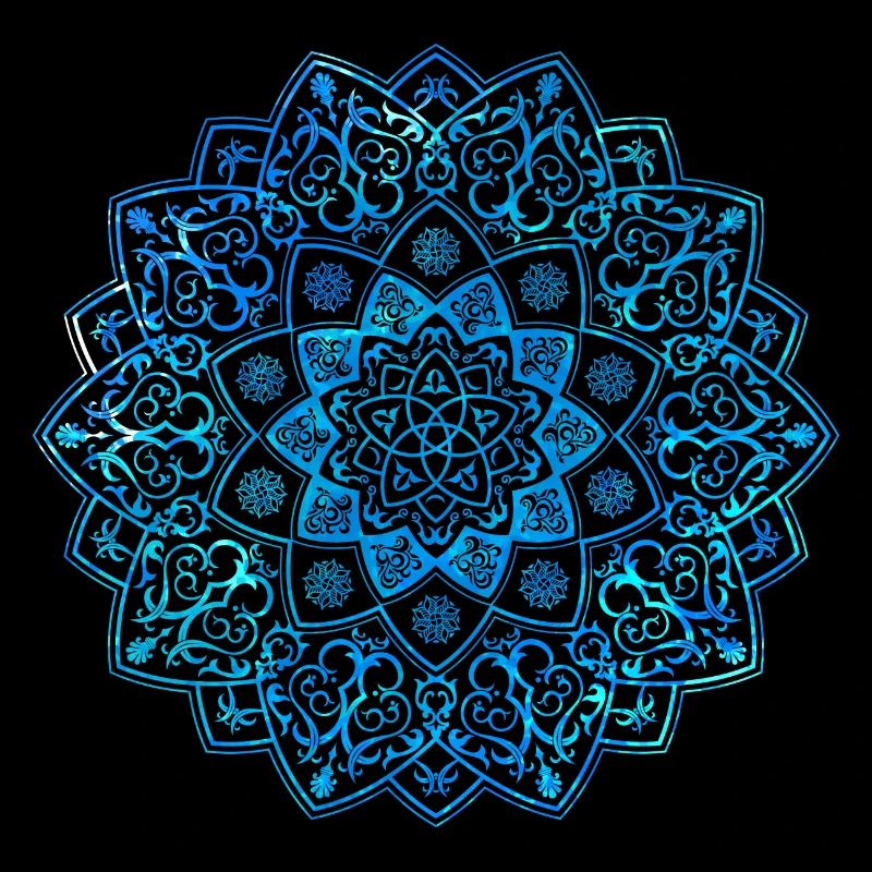 Mandala - blu