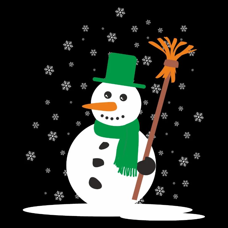 Weihnachts-Schneemann