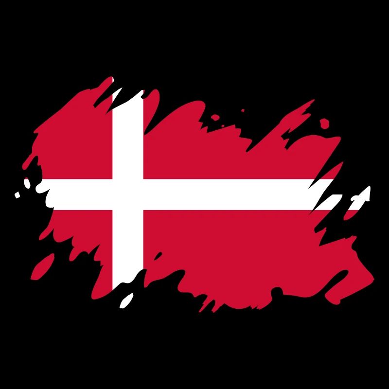 Danemark Drapeau Brush Pavillon Danois Vacances Voyage
