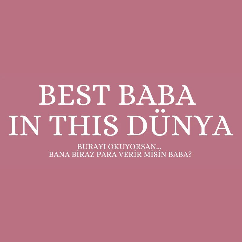 Baba Hediyelik Babalar Günü Hediyesi Geschenkidee