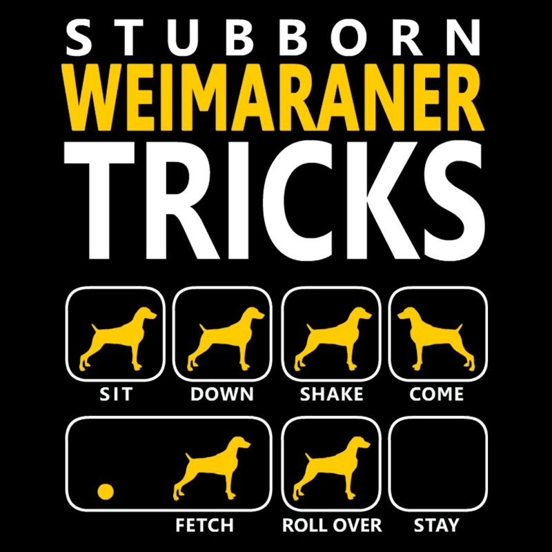 Hartnäckige Weimaraner Tricks