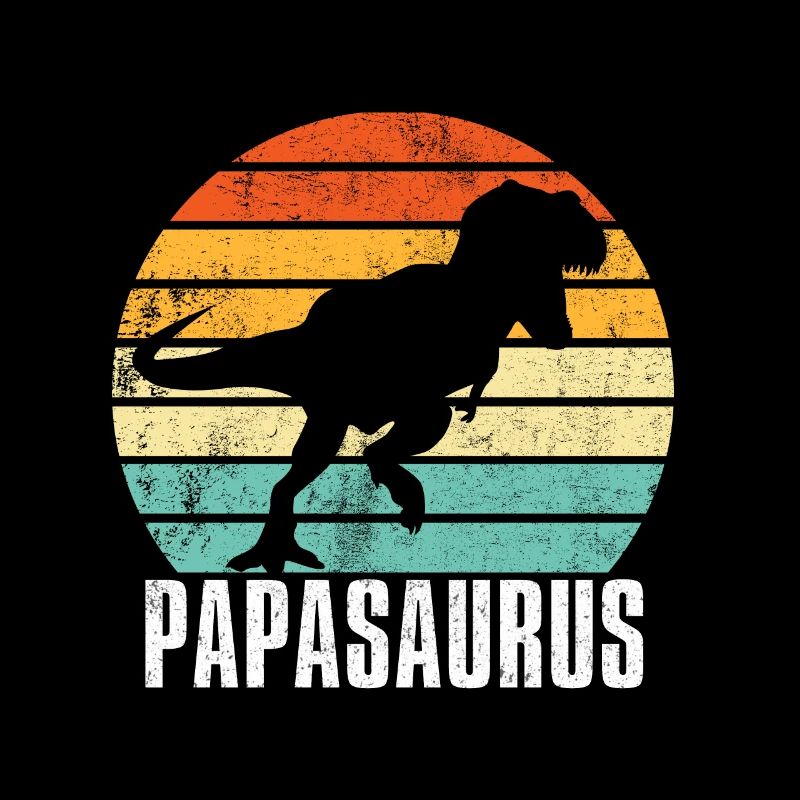 Papasaurus - Herren Vater Opa Geschenk Vatertag