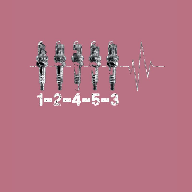 Idée cadeau 5 cylindres turbo oldtimer 1-2-4-5-3