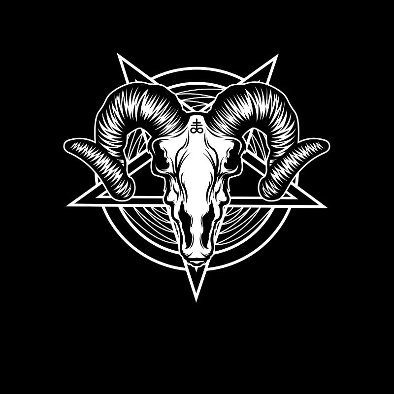 Occult Gothic Grunge Satan 666 Dark Art