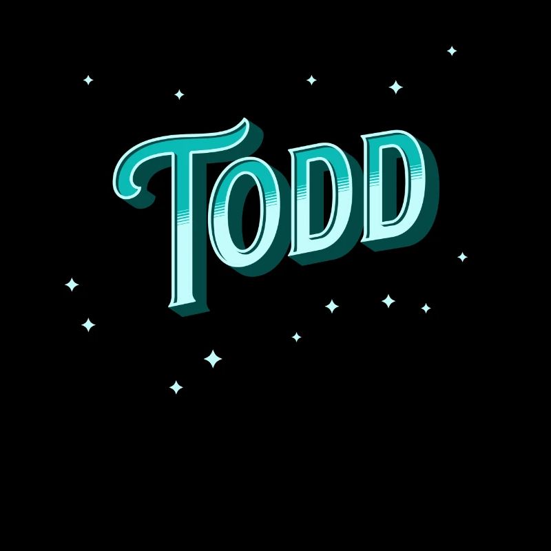 Todd Namen personalisiert