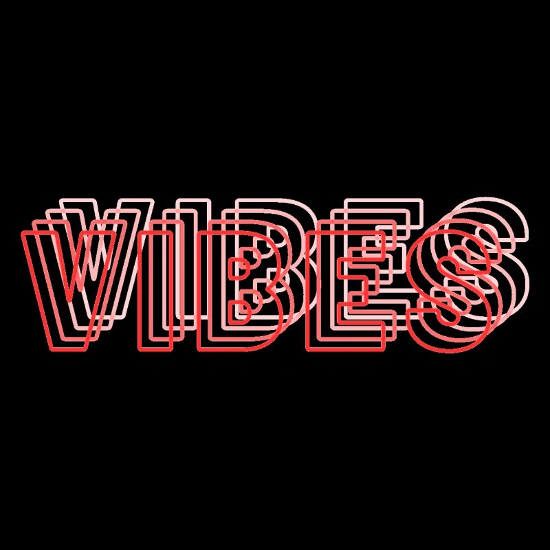 Vibes abstrakt rot