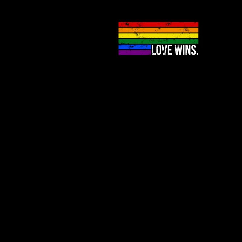 love wins - LGBT Rainbow - Equality